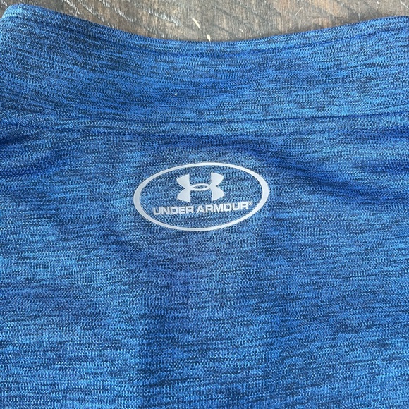 Under Armour Jacket 1/4 Zip Loose HeatGear Blue Golf Athletic Mens Sz Large - Picture 5 of 5
